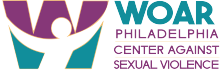WOAR – Philadelphia Center Against Sexual Violence Logo