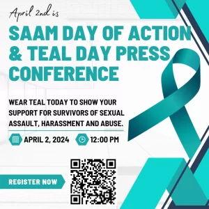 SAAM Day of Action and Teal Day Press Conference April 2