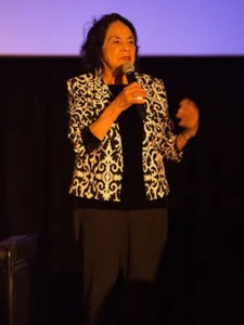 Dolores Huerta at the Montclair Film Festival 2017. Dolores Huerta at the Montclair Film Festival 2017.